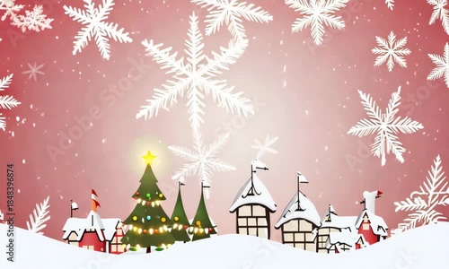 2D christmas background animation.ai 