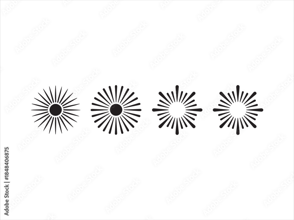 Fototapeta premium Collection of circular loading spinner icons progress. Circle loader collection. Loading bar Icons and Progress Bar icon Vector Set in black and white silhouette vector illustration 