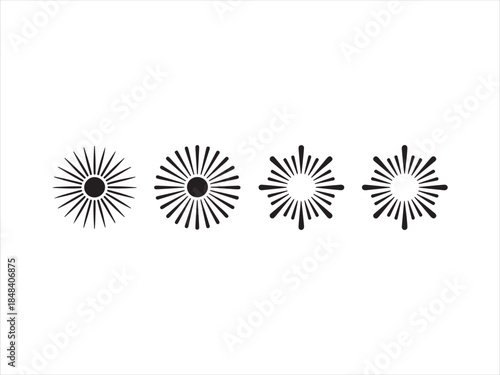 Collection of circular loading spinner icons progress. Circle loader collection. Loading bar Icons and Progress Bar icon Vector Set in black and white silhouette vector illustration 