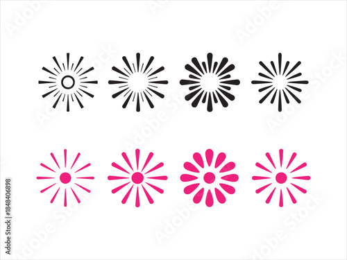 Collection of circular loading spinner icons progress. Circle loader collection. Loading bar Icons and Progress Bar icon Vector Set in black and white silhouette vector illustration 