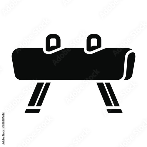 Pommel horse for artistic gymnastics training and competition