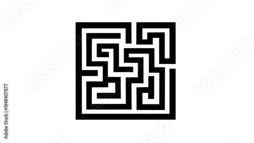 3d maze with a labyrinth