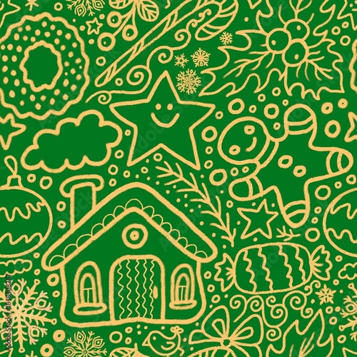 abstract seamless pattern