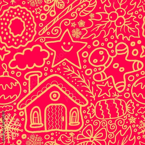 seamless christmas pattern