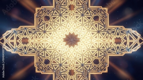 abstract background with snowflakes