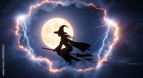 silhouette of a girl dancing in the night