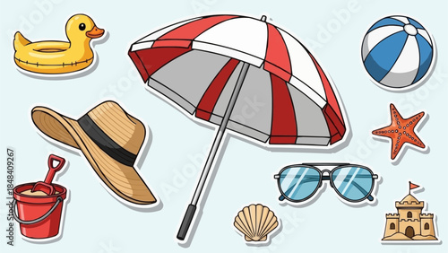 Beach Vacation Essentials Collection for Summer Fun.