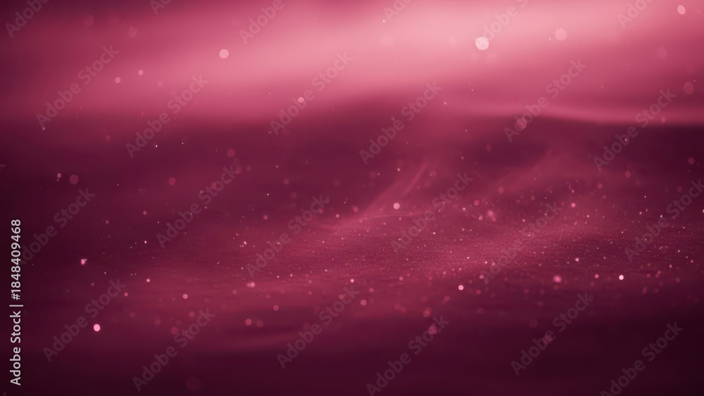 Fototapeta premium Vibrant magenta bokeh lights sparkle and shimmer against a dreamy abstract background, perfect for luxury product backdrops or festive holiday designs.
