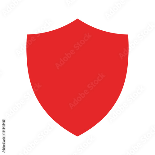 Red shield icon representing protection and security
