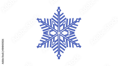 Blue Snowflake Icon