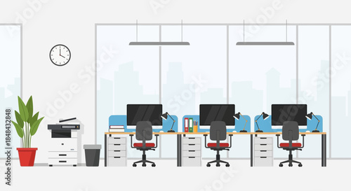 modern business corporate, interior