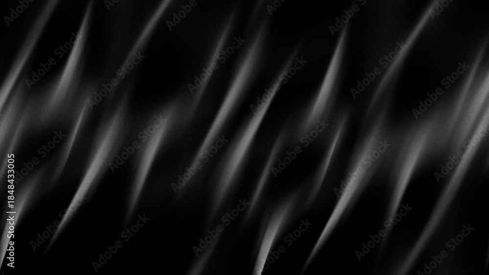 Fototapeta premium monochrome black and white abstract background exudes a classic, masculine, and premium aura with a grain noise texture and a subtle light-to-dark gradient.