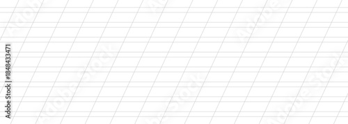 Lined notebook page template. Seamless pattern for printable bullet journal or practice worksheet. Simple Vector illustration.
