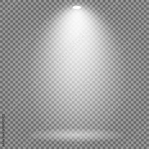 spot light effect, stage light effect, glowing shine rays, spot light vector transparent background