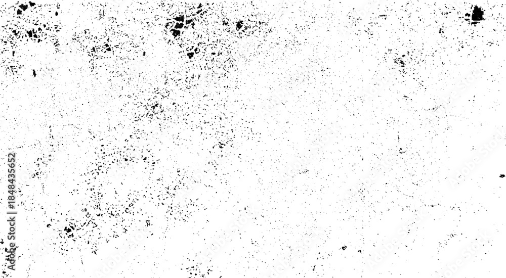 Obraz premium Distressed black texture. Dark grainy texture on white background. Dust overlay textured. Grain noise particles. Rusted white effect. 