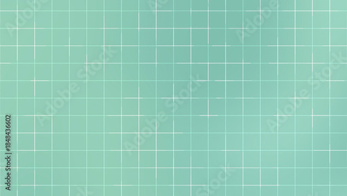 Mint Green Minimal Grid Line Background
