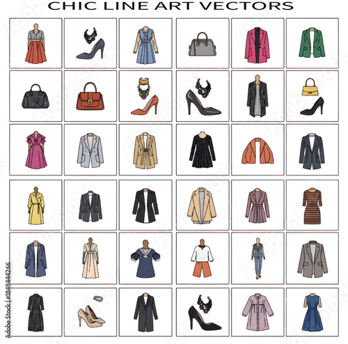 Chic Style Concept with Elegant and Fashionable Modern Look