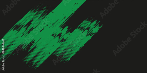 dark green grunge texture with green halftones background