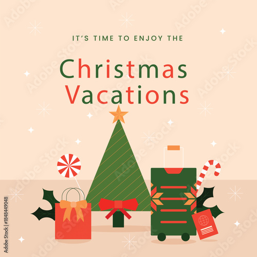 Christmas Vacations Banner poster Holiday
