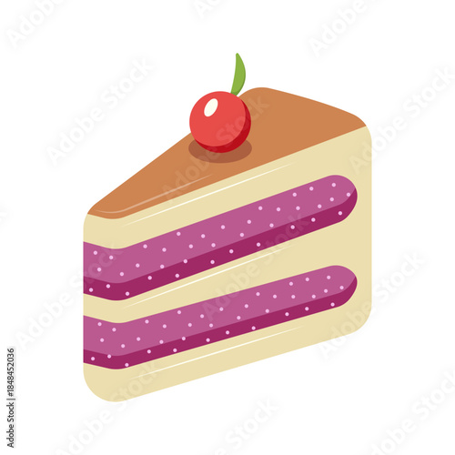 Purple Layered Slice