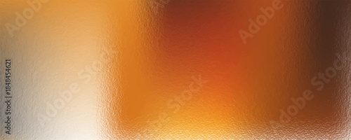 Gold and silver background with glassy texture and abstract blurred background, glass effect creating a textured gradient.