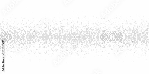 A grayscale speckled texture resembling snow or static noise fills the frame