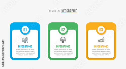 Timeline infographic template design. 3-4-5 options or steps business infographic template design. Can be used for process diagram, presentations, workflow layout, flow chart, steps, banner.
