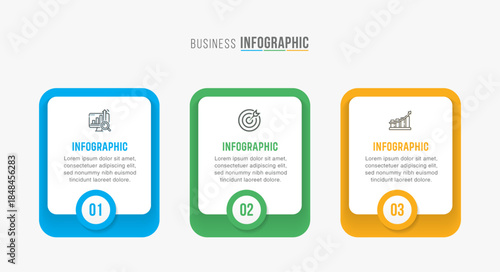 Timeline infographic template design. 3-4-5 options or steps business infographic template design. Can be used for process diagram, presentations, workflow layout, flow chart, steps, banner.