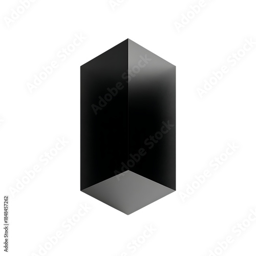 black rectangular prism png