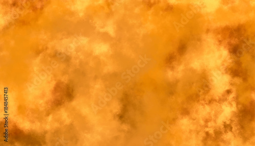 Golden Orange Watercolor Texture Background