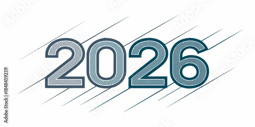 Modern 2026 typography design for future concepts and business planning