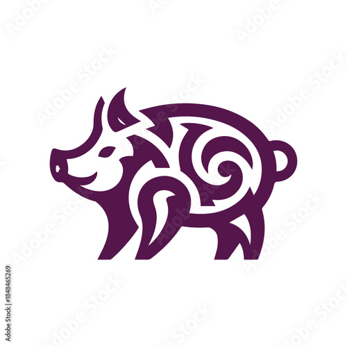 Tribal Pig Logo
