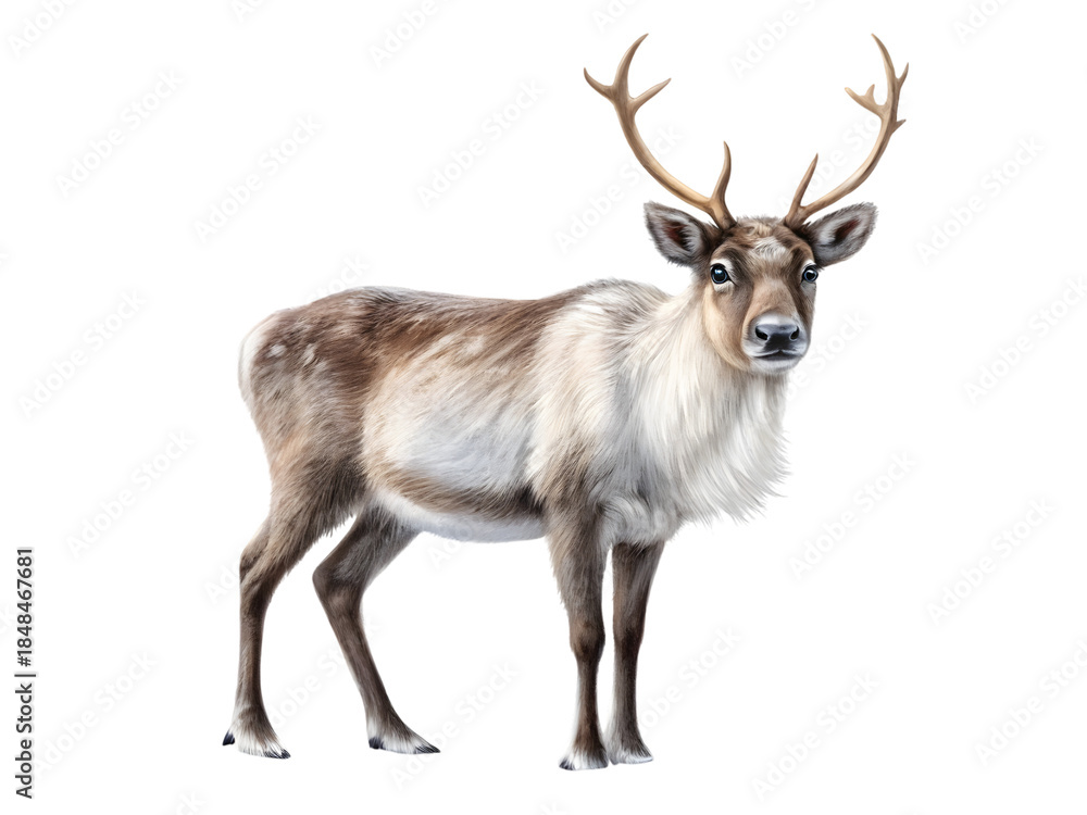 Fototapeta premium deer isolated on white
