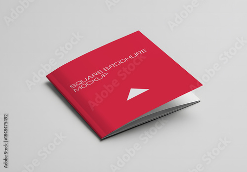 Square Brochure Mockup