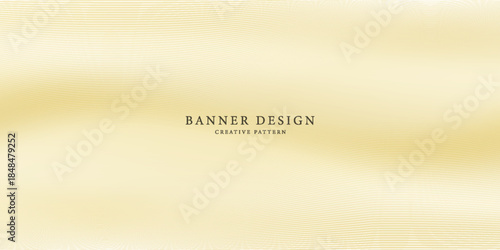 Premium background design with contemporary diagonal line pattern in gold colour. Vector horizontal gold template for business banner, formal invitation, luxury voucher, prestigious gift certificate