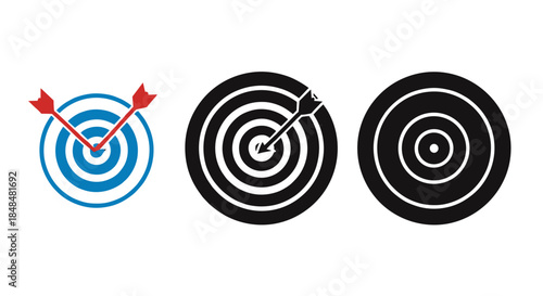 A 3d render of a target with arrows featuring a swirl spiral pattern and round circle design resembling a mosquito repellent coil incense symbol for summer business art