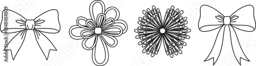 Collection of decorative bows