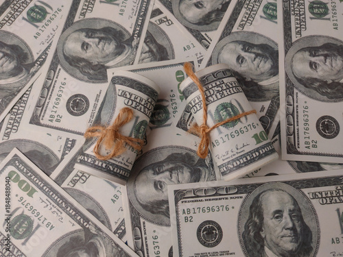 United States one-hundred-dollar bills, the most valuable denomination in general circulation