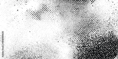 Abstract halftone background . Grunge halftone background Vector, black and white error glitch art design grunge background Dot pop art comic sport style vector .	
