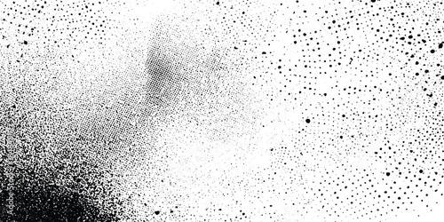 Abstract vintage stone, concrete, dirt, noise surface pattern. Grunge halftone background Vector, black and white error glitch art design grunge background Dot pop art comic sport style vector .