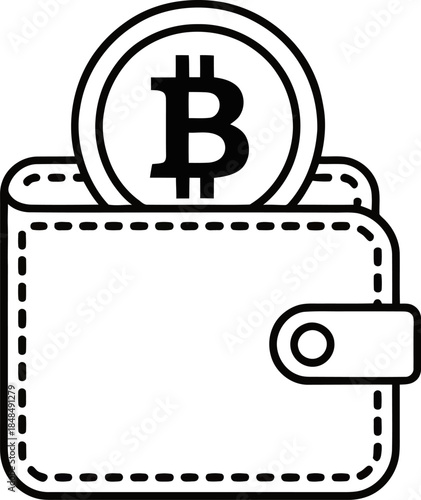 Bitcoin Coin in Wallet