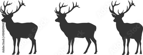 deer silhouette vector