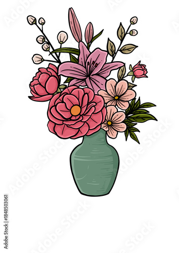 flowers in vase