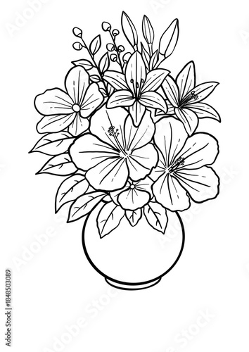 white flower on black background