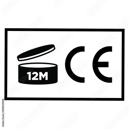 12m period after open pao icon ce mark icon
