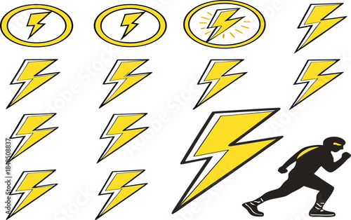 Bolt Vector Icon Set -