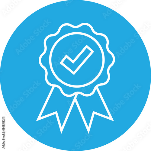 Quality assurance badge icon