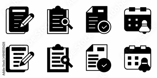 Accounting icon on white background. Vector logo acccunting illustration.