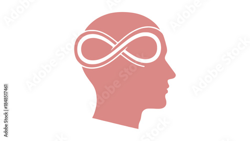 Creative mind with infinite possibilities concept