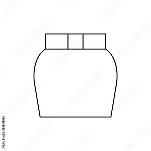 Minimalist Black and White Bed Frame with Headboard and Footboard